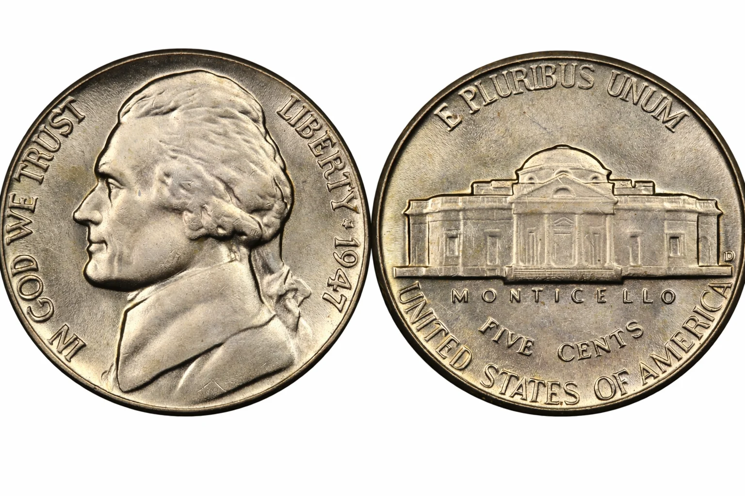 Details of the 1947 Nickel: Design, Composition, and Minting Characteristics